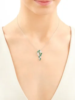 Zawieszka srebrna z cyrkoniami