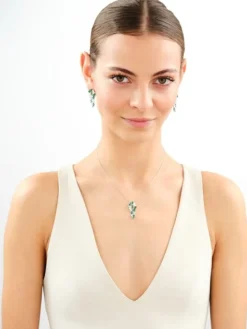 Zawieszka srebrna z cyrkoniami