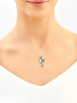 Zawieszka srebrna z cyrkoniami