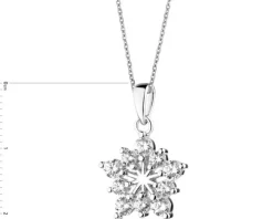 Zawieszka srebrna z cyrkoniami