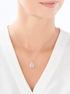 Zawieszka srebrna z cyrkoniami