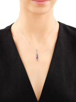 Zawieszka srebrna z cyrkoniami