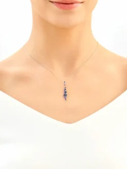 Zawieszka srebrna z cyrkoniami