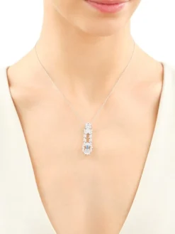 Zawieszka srebrna z cyrkoniami