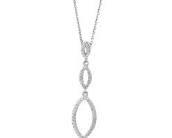 Zawieszka srebrna z cyrkoniami