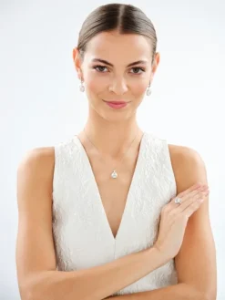 Zawieszka srebrna z cyrkoniami