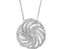 Zawieszka srebrna z cyrkoniami