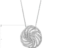 Zawieszka srebrna z cyrkoniami