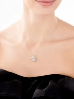 Zawieszka srebrna z cyrkoniami