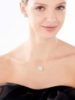 Zawieszka srebrna z cyrkoniami