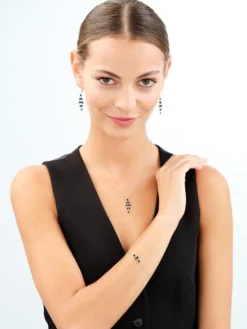 Zawieszka srebrna z cyrkoniami