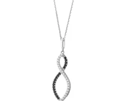 Zawieszka srebrna z cyrkoniami