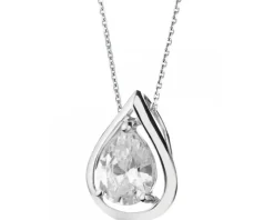 Zawieszka srebrna z cyrkoniami