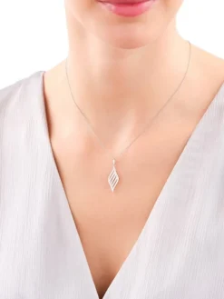 Zawieszka srebrna z cyrkoniami