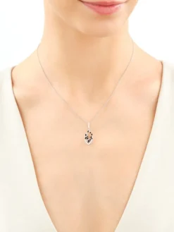 Zawieszka srebrna z cyrkoniami