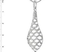 Zawieszka srebrna z cyrkoniami