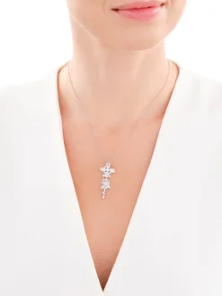 Zawieszka srebrna z cyrkoniami