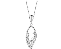 Zawieszka srebrna z cyrkoniami