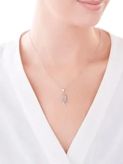 Zawieszka srebrna z cyrkoniami