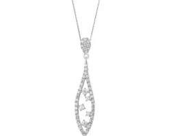 Zawieszka srebrna z cyrkoniami