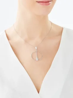 Zawieszka srebrna z cyrkoniami