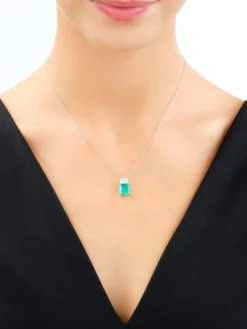 Zawieszka srebrna z cyrkoniami