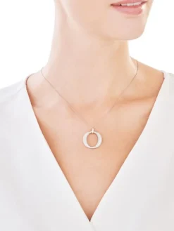 Zawieszka srebrna z cyrkoniami