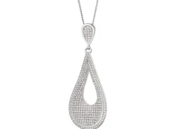 Zawieszka srebrna z cyrkoniami