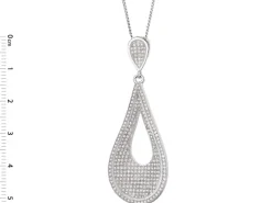 Zawieszka srebrna z cyrkoniami