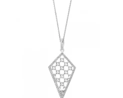 Zawieszka srebrna z cyrkoniami