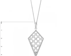 Zawieszka srebrna z cyrkoniami