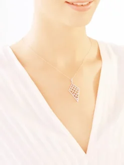 Zawieszka srebrna z cyrkoniami