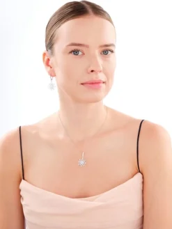 Zawieszka srebrna z cyrkoniami