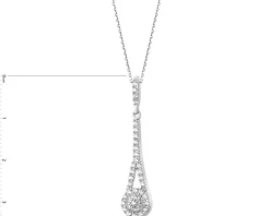 Zawieszka srebrna z cyrkoniami