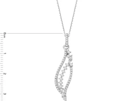 Zawieszka srebrna z cyrkoniami