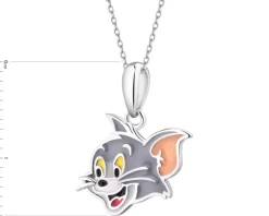 Zawieszka srebrna z emalią - Tom and Jerry, Tom, Warner Bros. Discovery