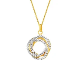 Zawieszka srebrna ze szkłem