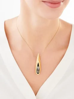 Zawieszka srebrna ze szkłem