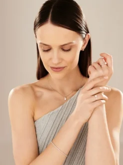 Zawieszka z białego złota z brylantami - 0,52 ct - próba 750