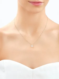 Zawieszka z żółtego złota z brylantami - 0,29 ct - próba 585