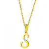 Zawieszka z żółtego złota z diamentem - litera S - 0,004 ct - próba 585