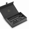 Zestaw Pióro + Długopis Parker IM Czarny CT w Pudełku z Etui