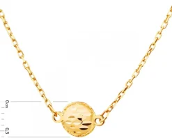 Zloty naszyjnik, ankier