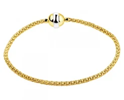 Złota bransoleta beads