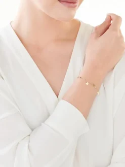 Złota bransoletką, ankier - gwiazdy