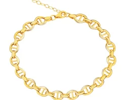 Złota bransoletka - drabinka