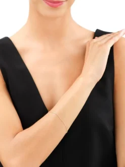 Złota bransoletka - figaro