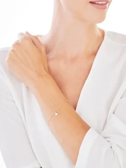 Złota bransoletka - gwiazda