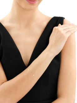 Złota bransoletka - gwiazdy