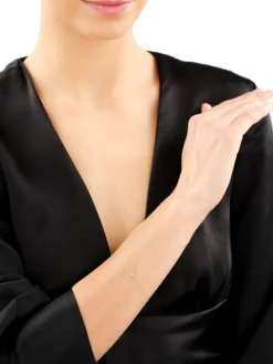 Złota bransoletka - gwiazdy